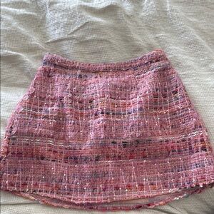 For Love And Lemons Pink Sequin Mini Skirt